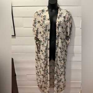 Bel Kazan Dandelion Print Kimono – Size One size
